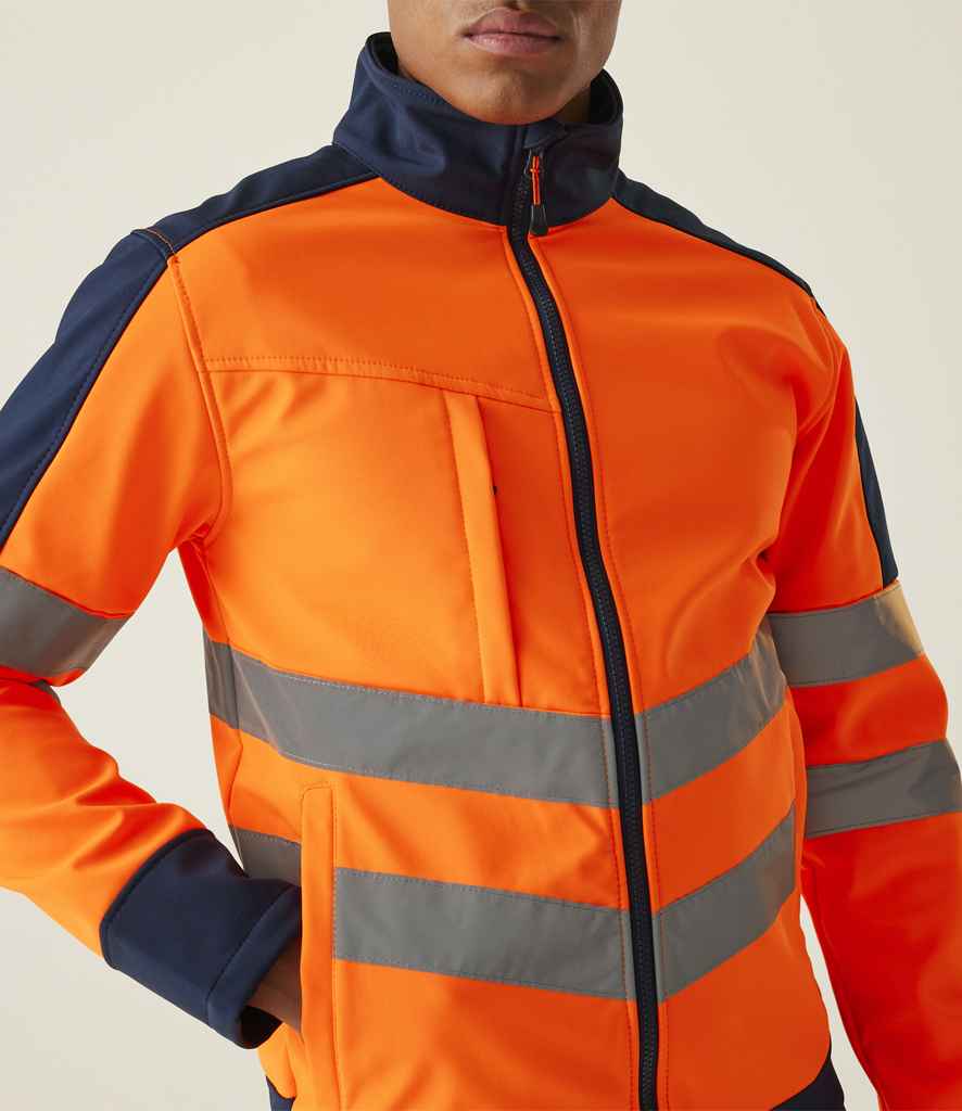 Regatta High Visibility Pro Soft Shell Jacke