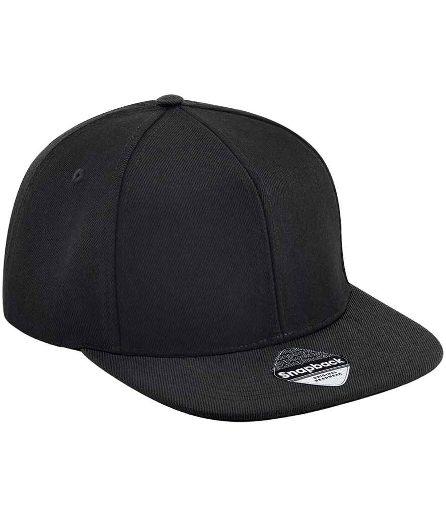 Beechfield Original Flat Peak 6 Panel Snapback Cap