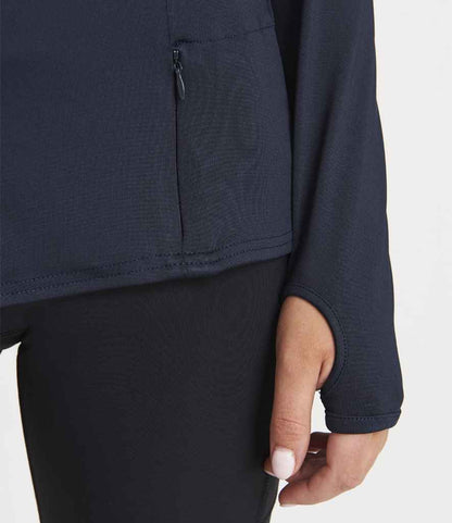 AWDis Ladies Cool Half Zip Sweat Top