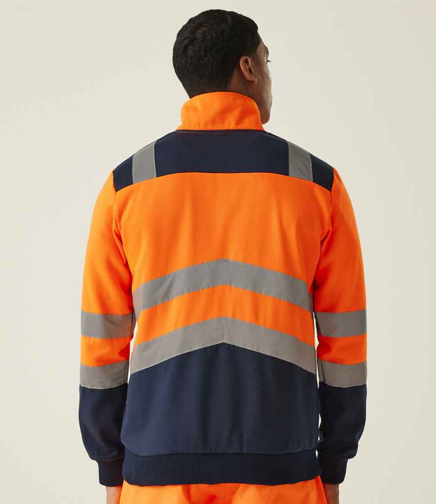 Regatta High Visibility Pro 1/4 Zip Sweatshirt