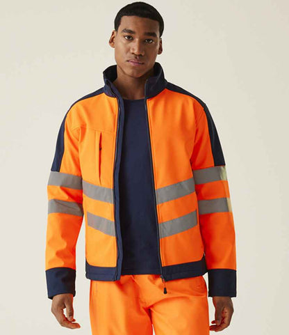 Regatta High Visibility Pro Soft Shell Jacke