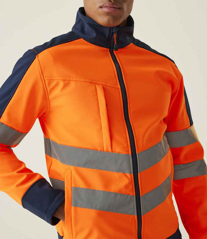 Regatta High Visibility Pro Soft Shell Jacke