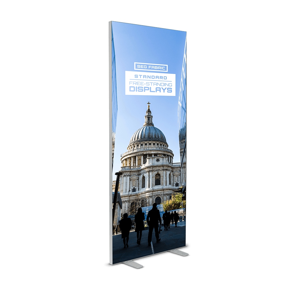 FREE-STANDING DISPLAY SEG FABRIC
