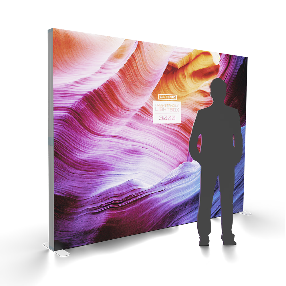 FREE-STANDING LIGHTBOXES SEG FABRIC