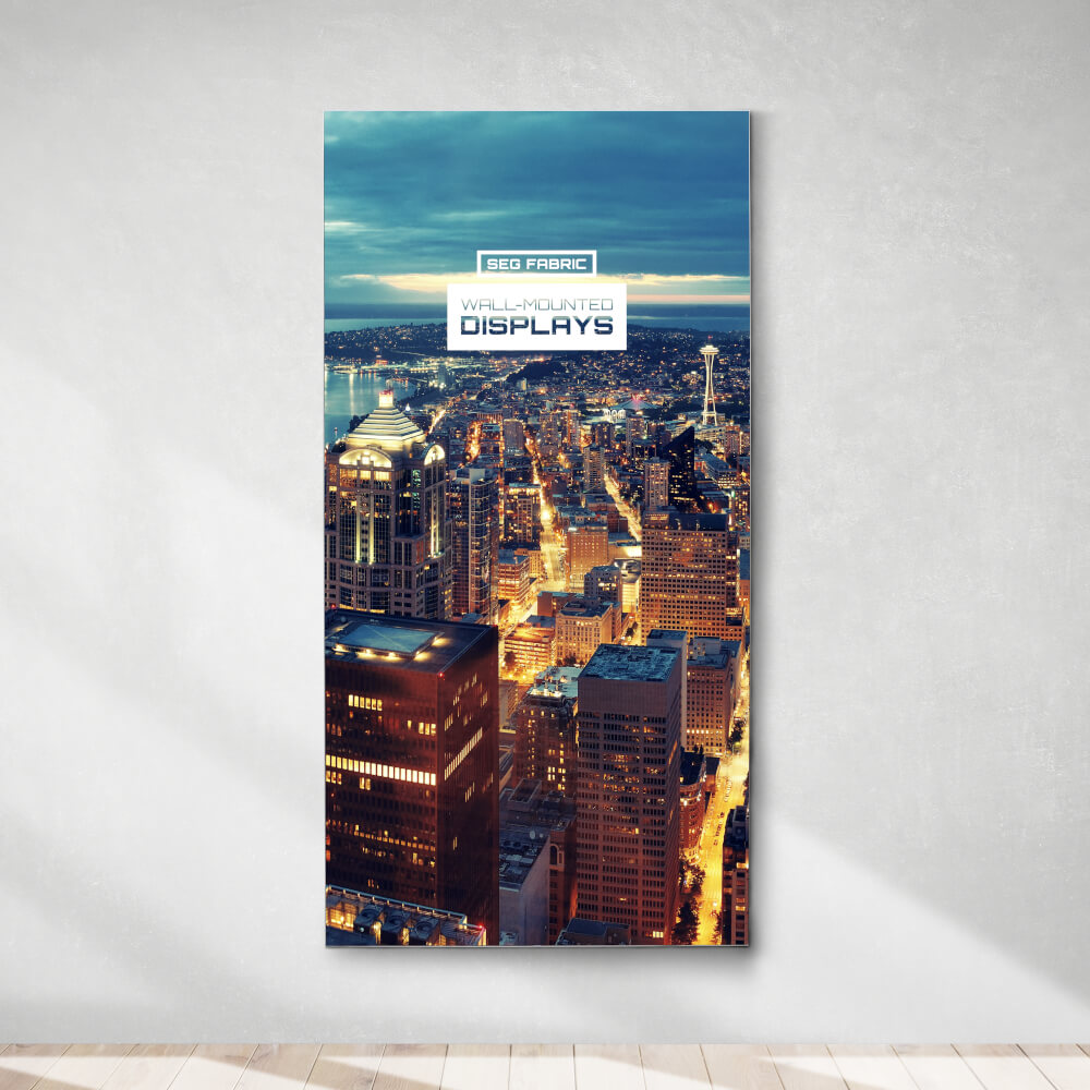 WALL-MOUNTED DISPLAYS SEG FABRIC