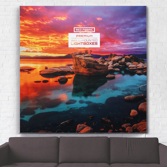 WALL-MOUNTED LIGHTBOXES SEG FABRIC