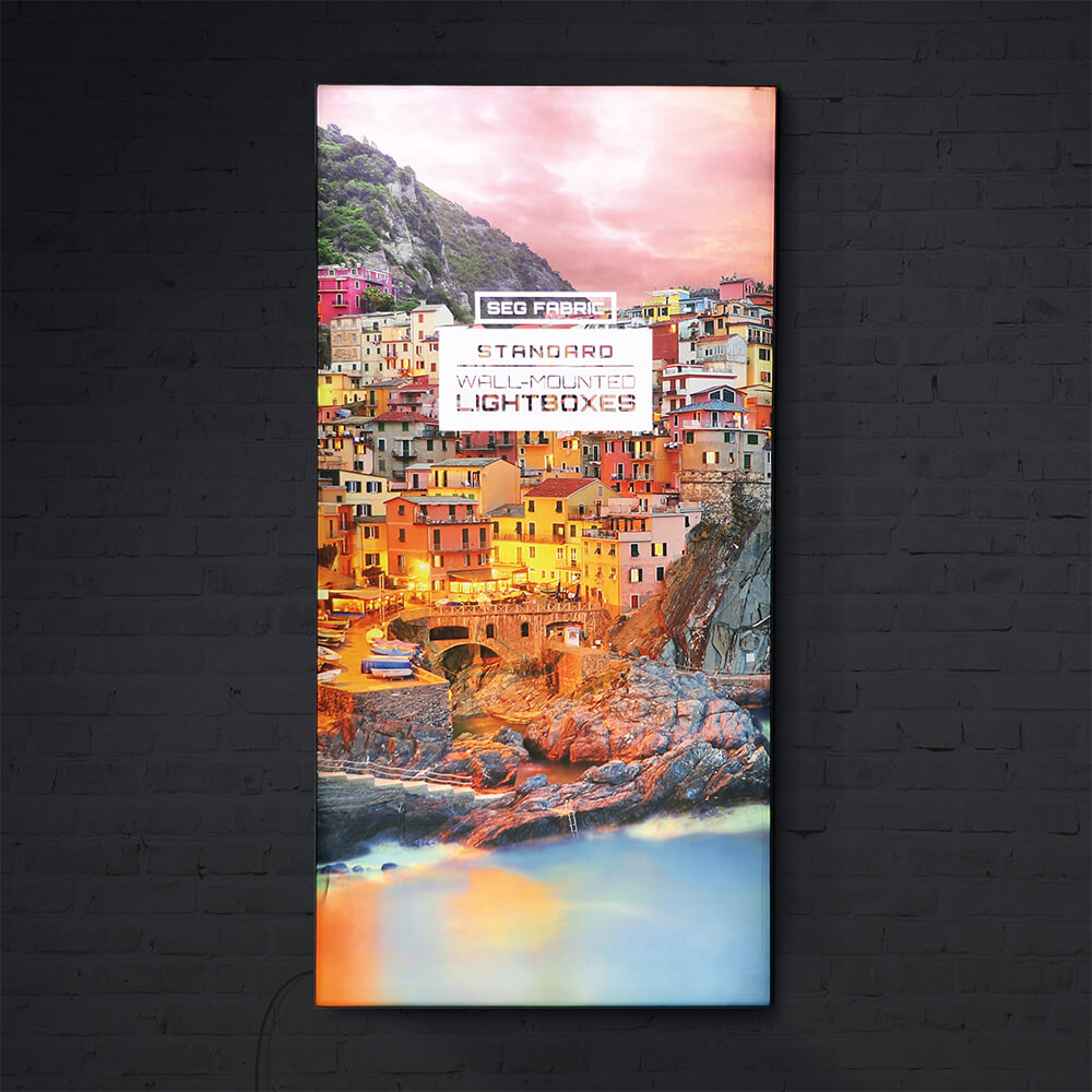 WALL-MOUNTED LIGHTBOXES SEG FABRIC