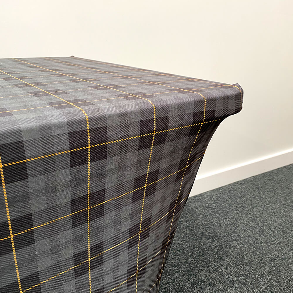 Stretch Tablecloth with 6ft Trestle Table