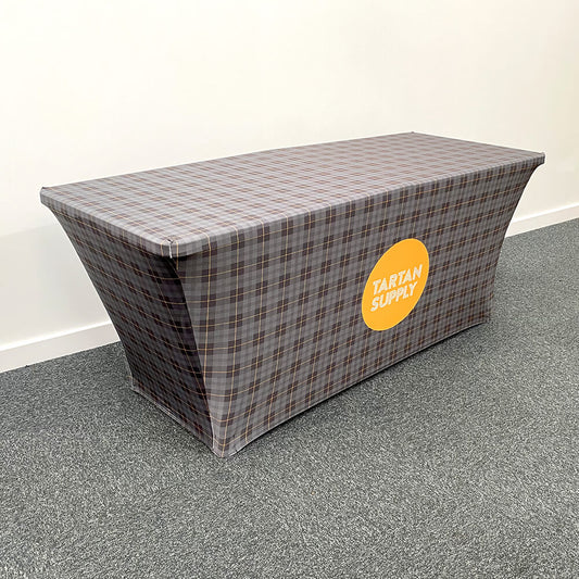 Stretch Tablecloth with 6ft Trestle Table