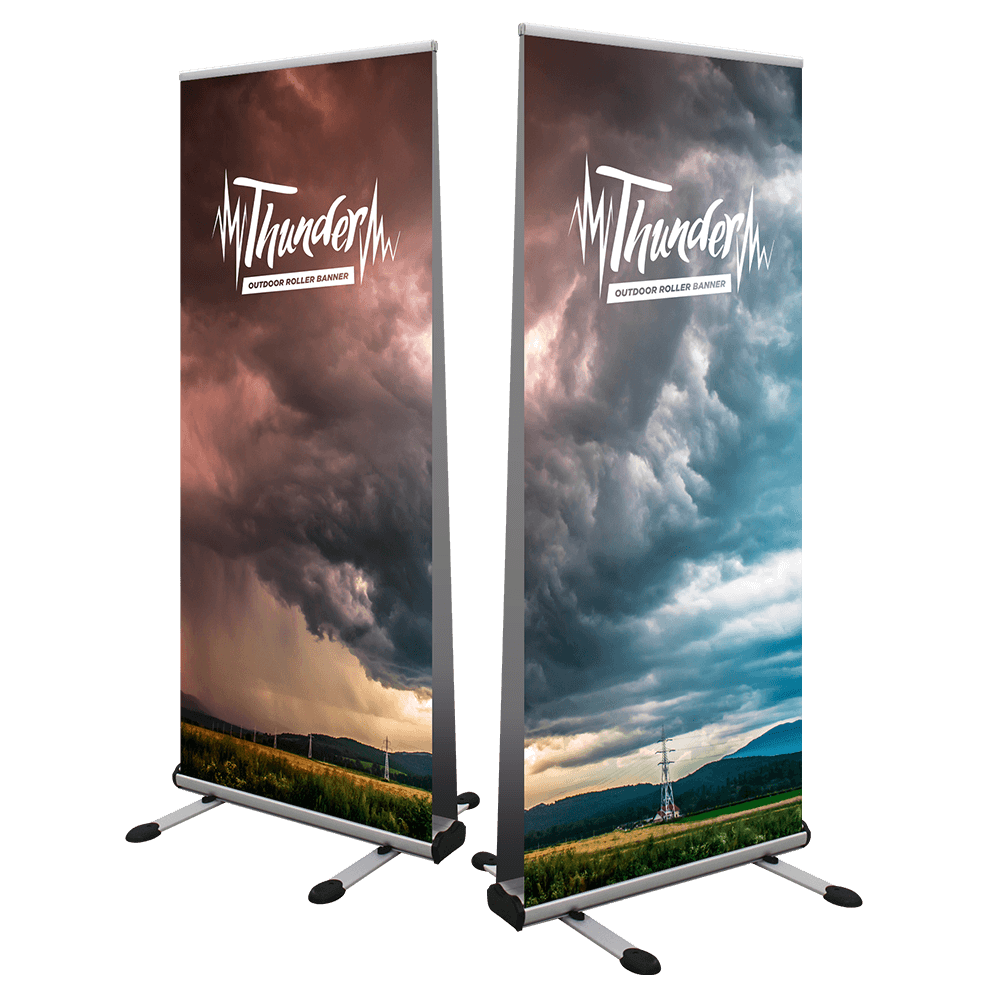 Thunder Outdoor Roller Banner